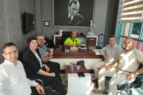 Trafik Şube Müdürlüğünü Ziyaretimiz